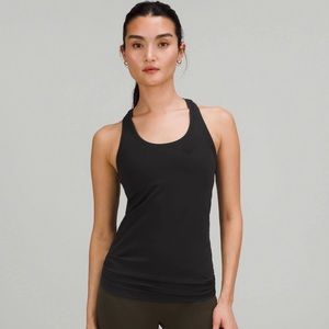 Lululemon Women's Yoga Cool Racerback Tank Top Nulu - Black